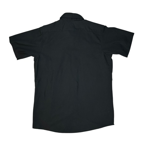 UniWeave by UniFirst Soft Comfort Mens Charcoal Short Sleeve Work Shirt Size M - Picture 8 of 8